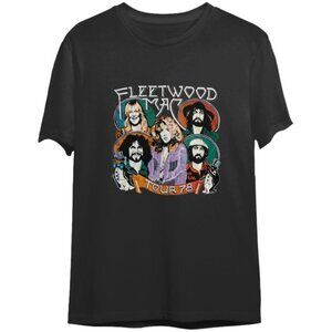 1970s Fleetwood Mac Rumours Concert Tour Music Fan Classic Rock Graphic T-Shirt